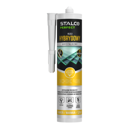 Hybrid Sealant Adhesive Clear 290ml STALCO PERFECT S-64842-MYHOMETOOLS-STALCO