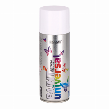 White aerosol paint 400ml-MYHOMETOOLS-STALCO