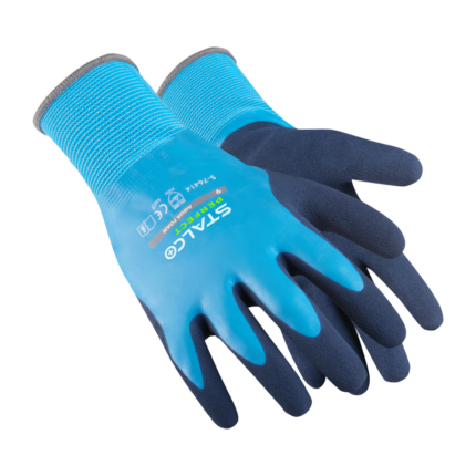 Nylon waterproof gloves AQUA FOAM size 9 STALCO PERFECT S-76414-MYHOMETOOLS-STALCO