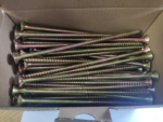 6x140mm Hardened screws for wood 100 pcs-MYHOMETOOLS-STALCO