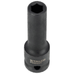 Hex Impact Socket 14mm 1/2” Long Cro-mo STALCO PERFECT S-85049-MYHOMETOOLS-STALCO