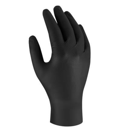 NITRAX GRIP Gloves Black Size 10(XL) 10pcs STALCO PERFECT S-76384-MYHOMETOOLS-STALCO
