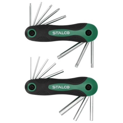 TORX and HEX Keys SET 8pcs CRV STALCO S-46378-MYHOMETOOLS-STALCO