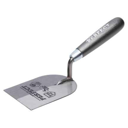 Bucket Stucco Trowel 80mm Stainless Steel Hardened STALCO PERFECT S-73008-MYHOMETOOLS-STALCO