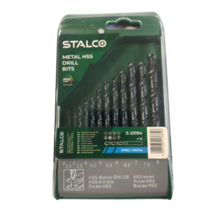 Metal HSS drills set 2.0 – 8.0mm 13 pcs Stalco