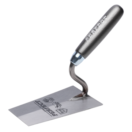 Trapezoid Bucket Trowel 140mm Hardened Stainless Steel STALCO PERFECT S-73024-MYHOMETOOLS-STALCO