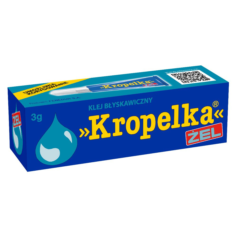 Extra strong instant gel glue 3g Kropelka