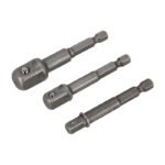 Zestaw adapterów sześciokątnych 3szt 1/4", 3/8", 1/2" STALCO PERFECT S-76958-MYHOMETOOLS-STALCO