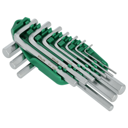 Hex Keys Set 10pcs Range 1.5-10mm STALCO S-46372-MYHOMETOOLS-STALCO