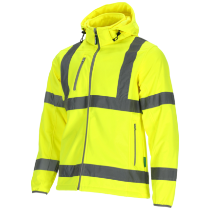 Męska'kurtka softshell NEON żółta 3XL STALCO S-44048-MYHOMETOOLS-STALCO