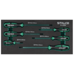 Screwdriver Set 6pcs PHILLIPS CrV EVA STALCO S-12640-MYHOMETOOLS-STALCO