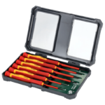 Zestaw wkrętaków elektrotechnicznych 1000V precyzyjnych 6szt S2 1000V STALCO S-12292-MYHOMETOOLS-STALCO