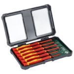 Zestaw wkrętaków elektrotechnicznych 1000V precyzyjnych 6szt S2 1000V STALCO S-12292-MYHOMETOOLS-STALCO