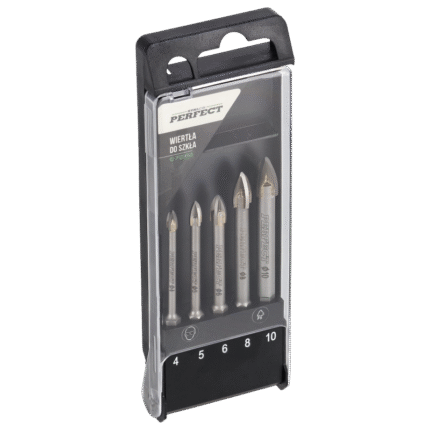 Tile Glass Drill SET 4-10mm 5pcs STALCO PERFECT S-72182-MYHOMETOOLS-STALCO