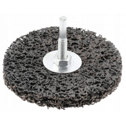Fleece Wheel With A Shank 100mm Metal Inox Wood Plastic Hogert